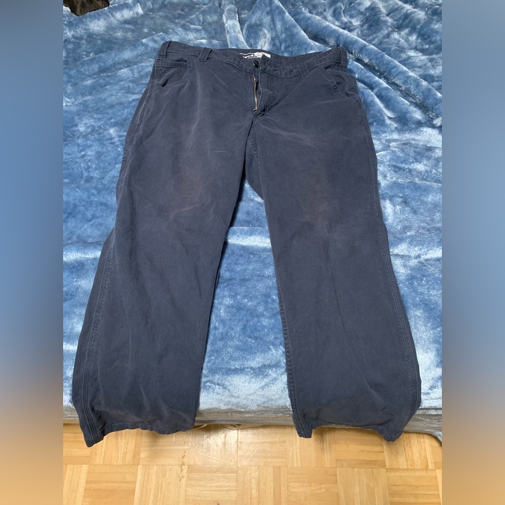 Carhartt Canvas 35x30 Blue Pants